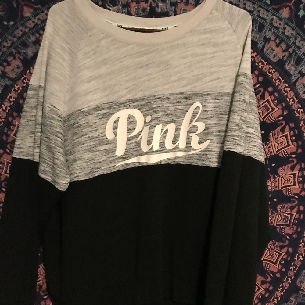 Pink crew neck